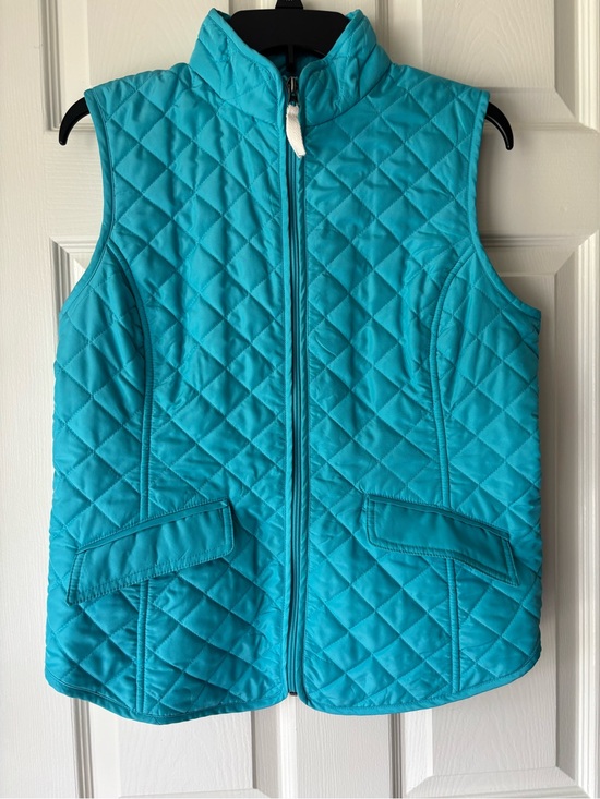 Van Heusen Jackets & Blazers - Van Heusen Women’s Quilted Turquoise Blue Vest